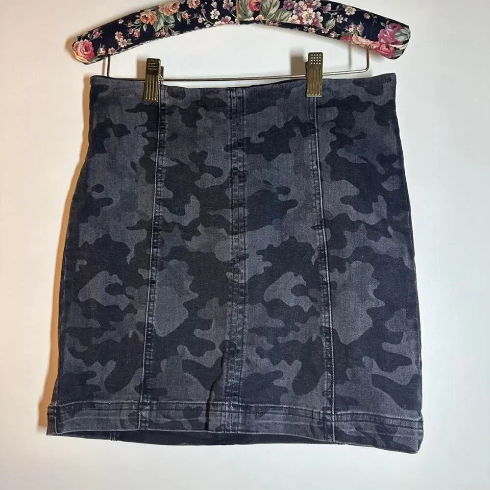 Free-people Women's Black and Grey Skirt